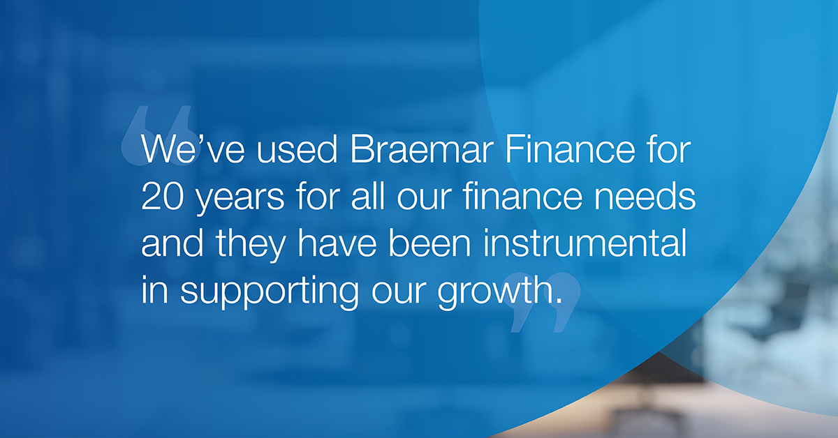 "We've used Braemar Finance for 20 years for all our finance needs and they have been instrumental in supporting our growth" - Dr Greg Gasiorowski, ARK Dental